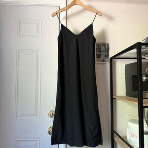 knee length dresses for ladies Floral Sleeveless V Neck Midi Dress | A-Line Dress main image 1